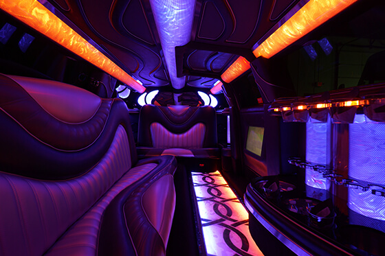 bar spaces on limo