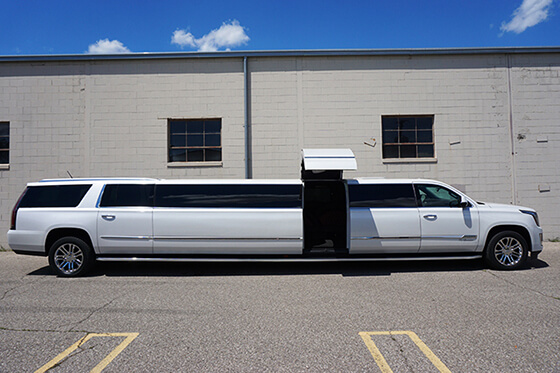 sound system on limo