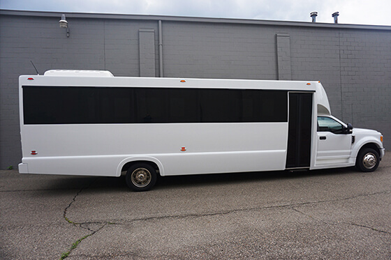 34-passenger party bus rental