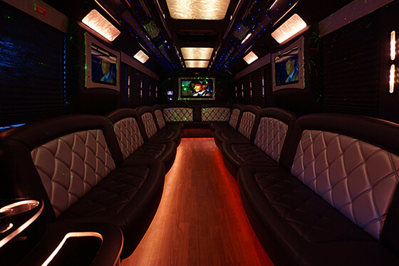 34-passenger party bus Howell MI